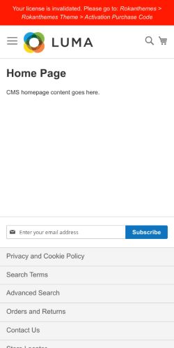 Mobile page screenshot