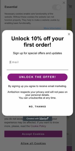 Mobile page screenshot