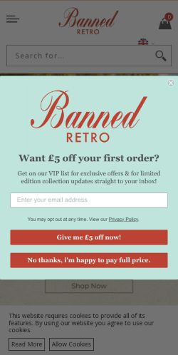 Mobile page screenshot