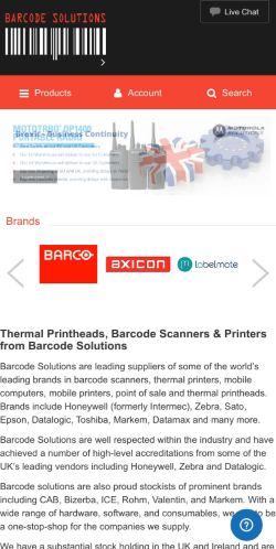 Mobile page screenshot