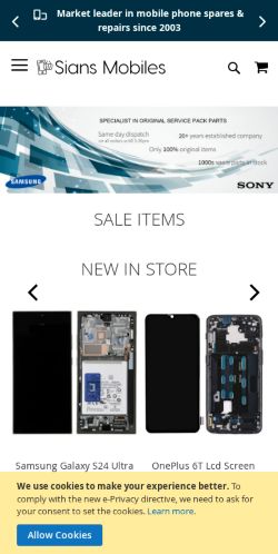 Mobile page screenshot