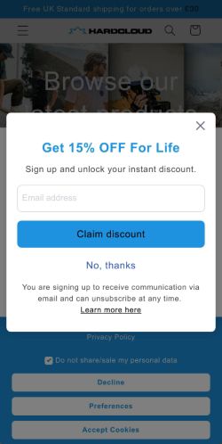 Mobile page screenshot