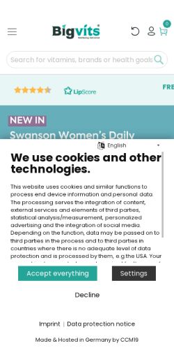 Mobile page screenshot