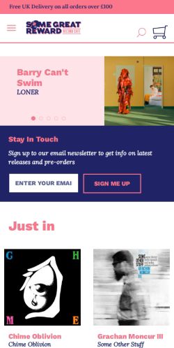 Mobile page screenshot