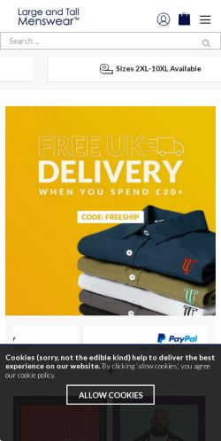 Mobile page screenshot