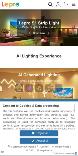Mobile page screenshot