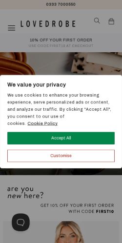 Mobile page screenshot
