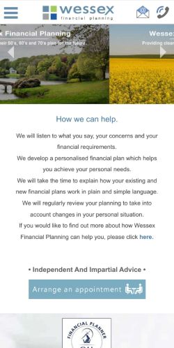 Mobile page screenshot