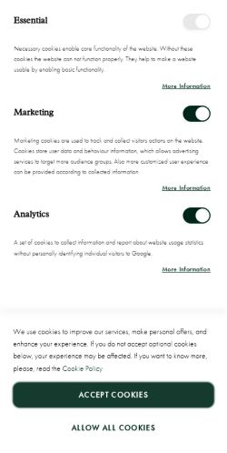 Mobile page screenshot