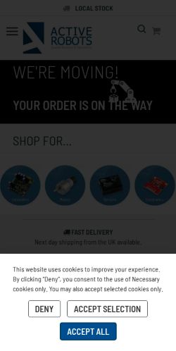 Mobile page screenshot