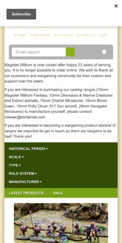 Mobile page screenshot