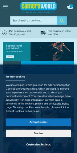 Mobile page screenshot