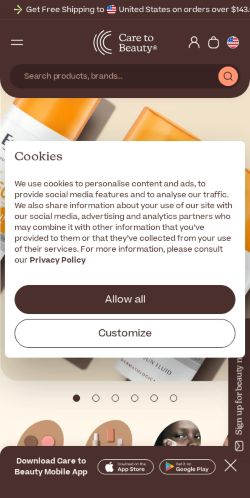 Mobile page screenshot