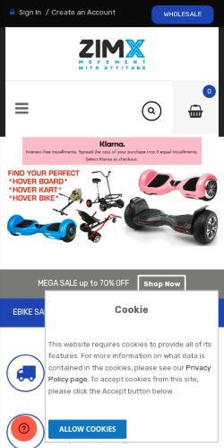 Mobile page screenshot