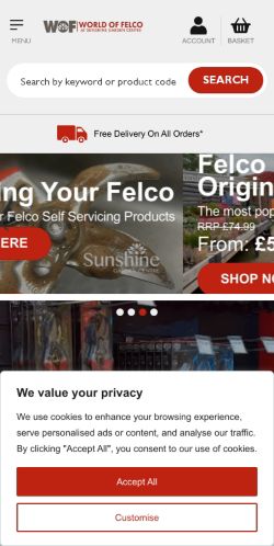 Mobile page screenshot