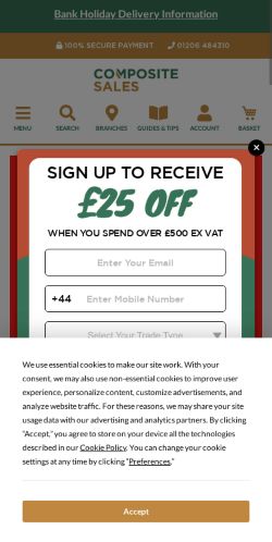 Mobile page screenshot