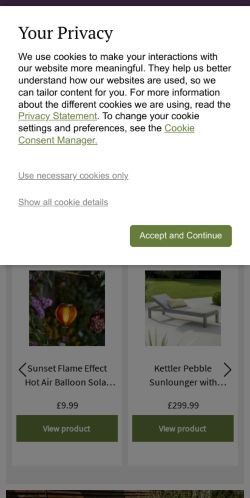 Mobile page screenshot