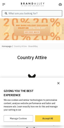 Mobile page screenshot