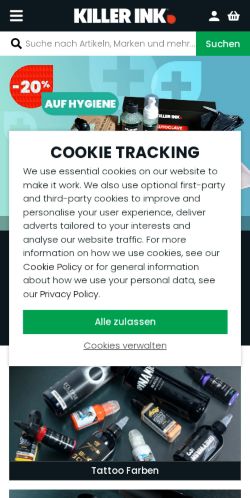 Mobile page screenshot