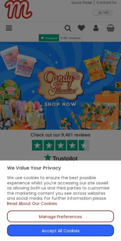 Mobile page screenshot