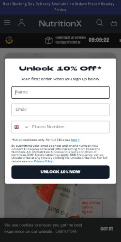 Mobile page screenshot