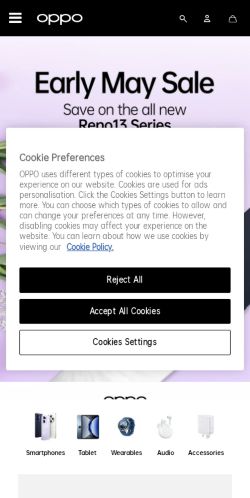 Mobile page screenshot