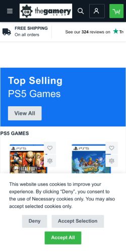 Mobile page screenshot