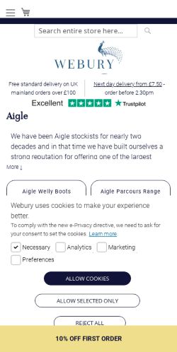 Mobile page screenshot