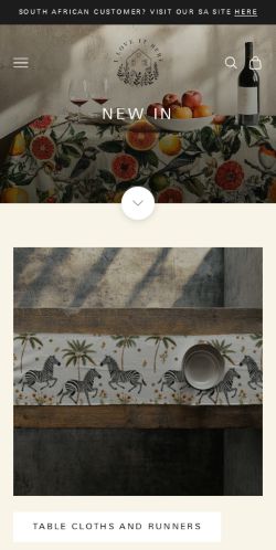 Mobile page screenshot