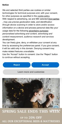 Mobile page screenshot