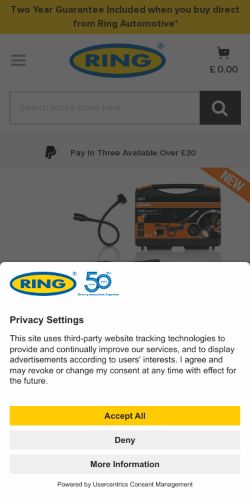 Mobile page screenshot