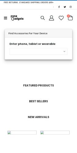 Mobile page screenshot