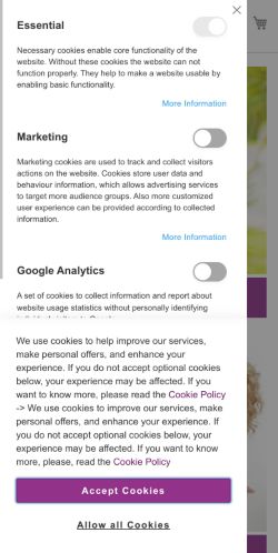 Mobile page screenshot