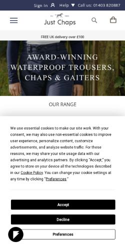 Mobile page screenshot