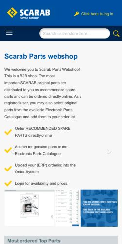 Mobile page screenshot