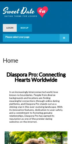 Mobile page screenshot