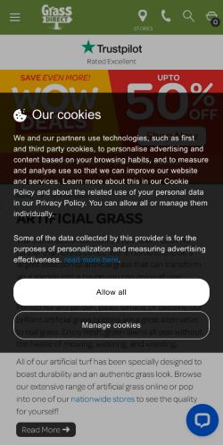 Mobile page screenshot