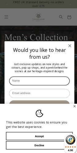 Mobile page screenshot