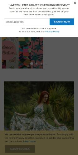 Mobile page screenshot