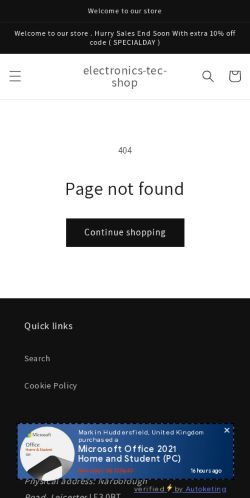 Mobile page screenshot