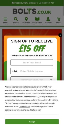 Mobile page screenshot