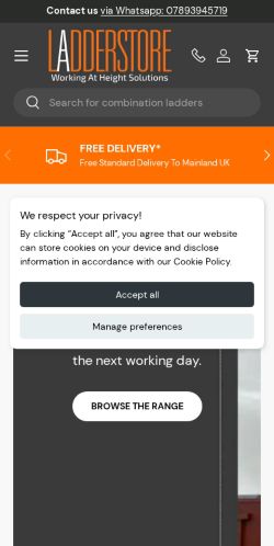 Mobile page screenshot