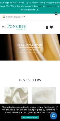 Mobile page screenshot