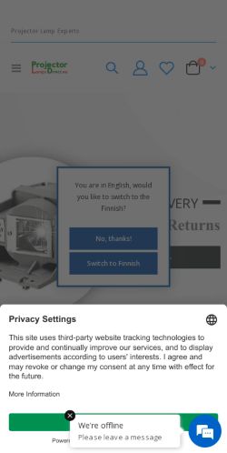 Mobile page screenshot