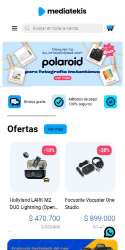 Mobile page screenshot
