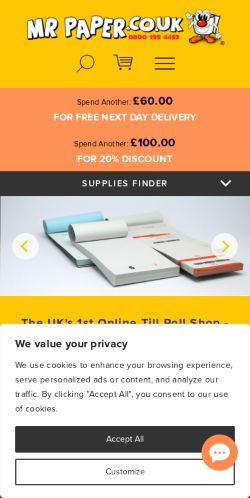 Mobile page screenshot