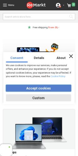 Mobile page screenshot