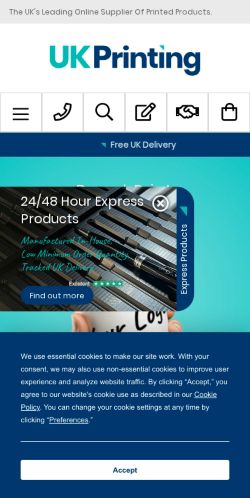 Mobile page screenshot