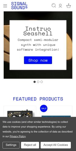 Mobile page screenshot