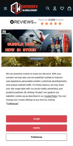 Mobile page screenshot